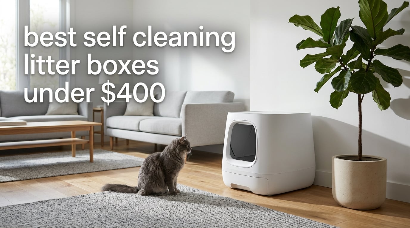 best self cleaning litter boxes under $400