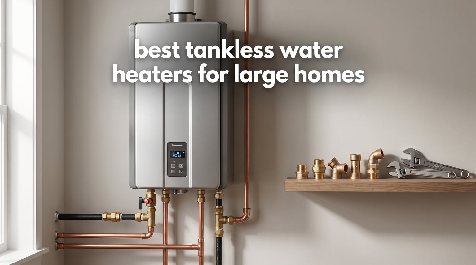 best tankless water heaters for large homes