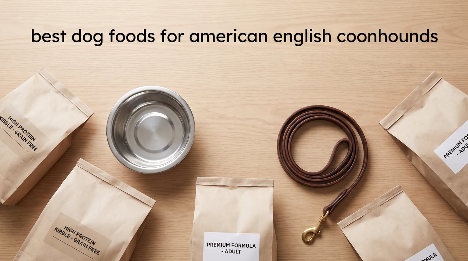 best dog foods for american english coonhounds