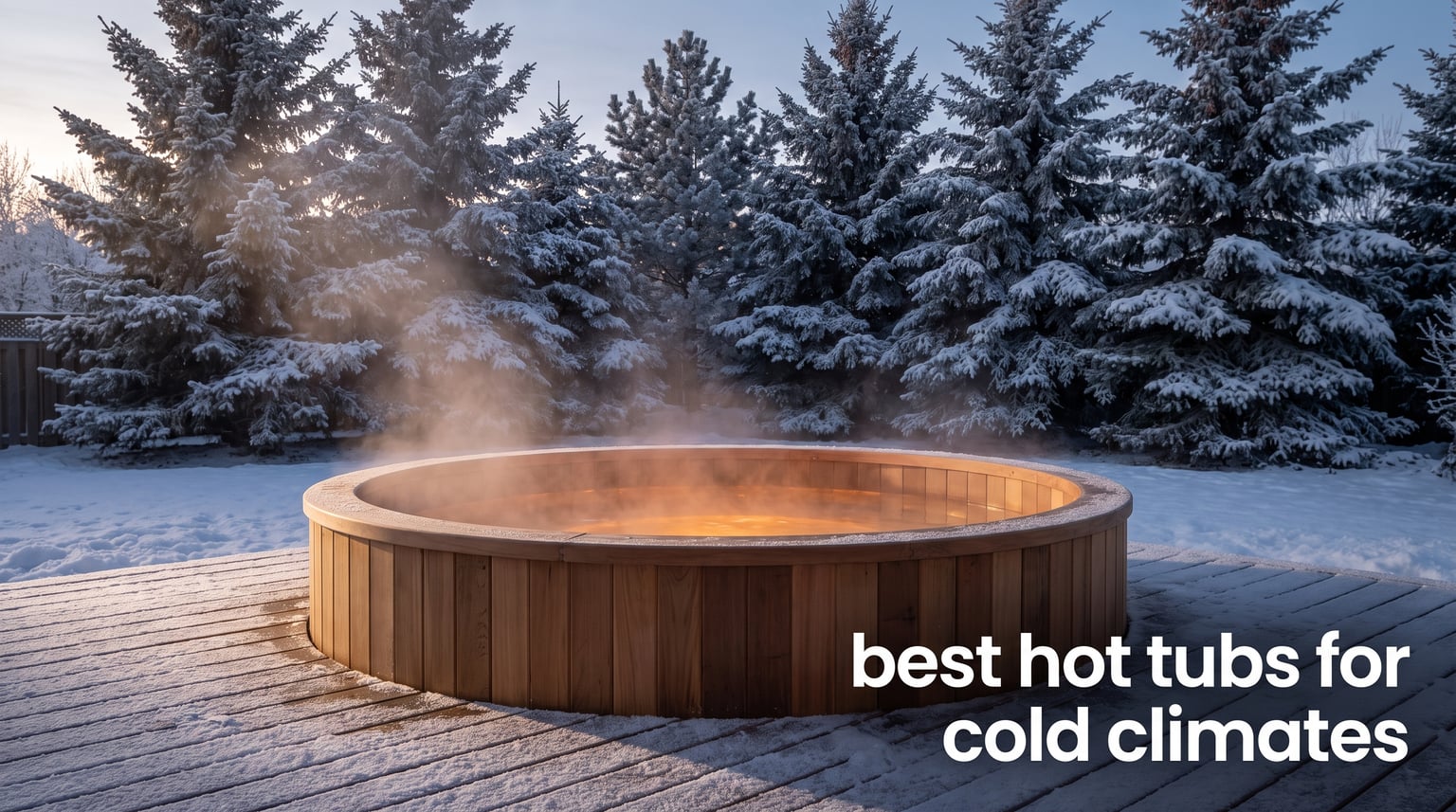 best hot tubs for cold climates