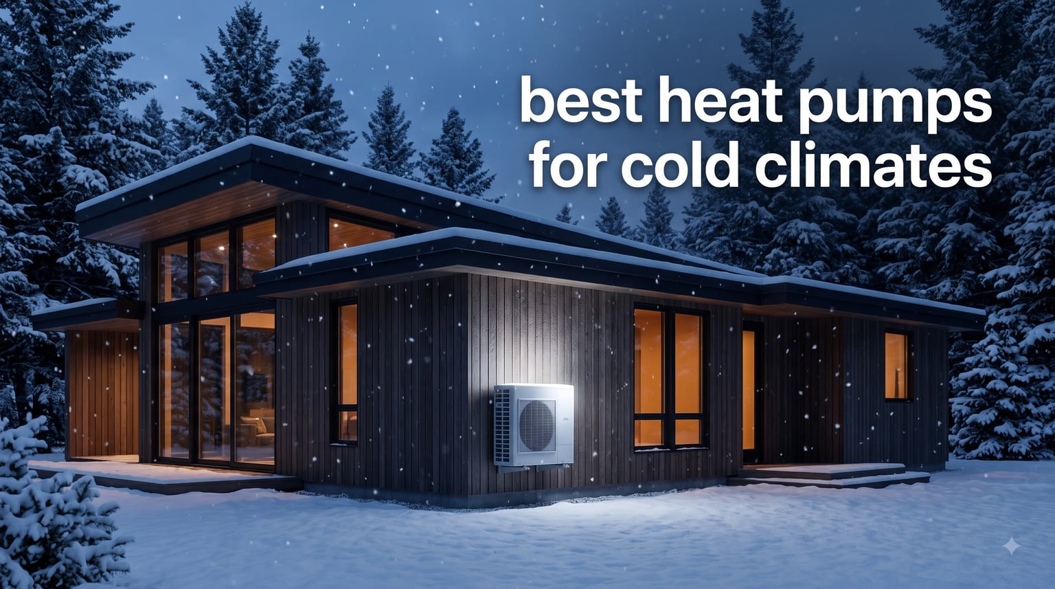 best heat pumps for cold climates