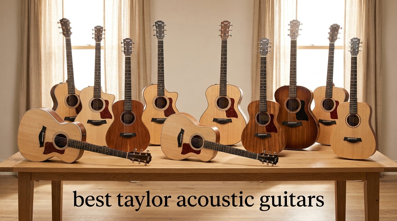 best taylor acoustic guitars