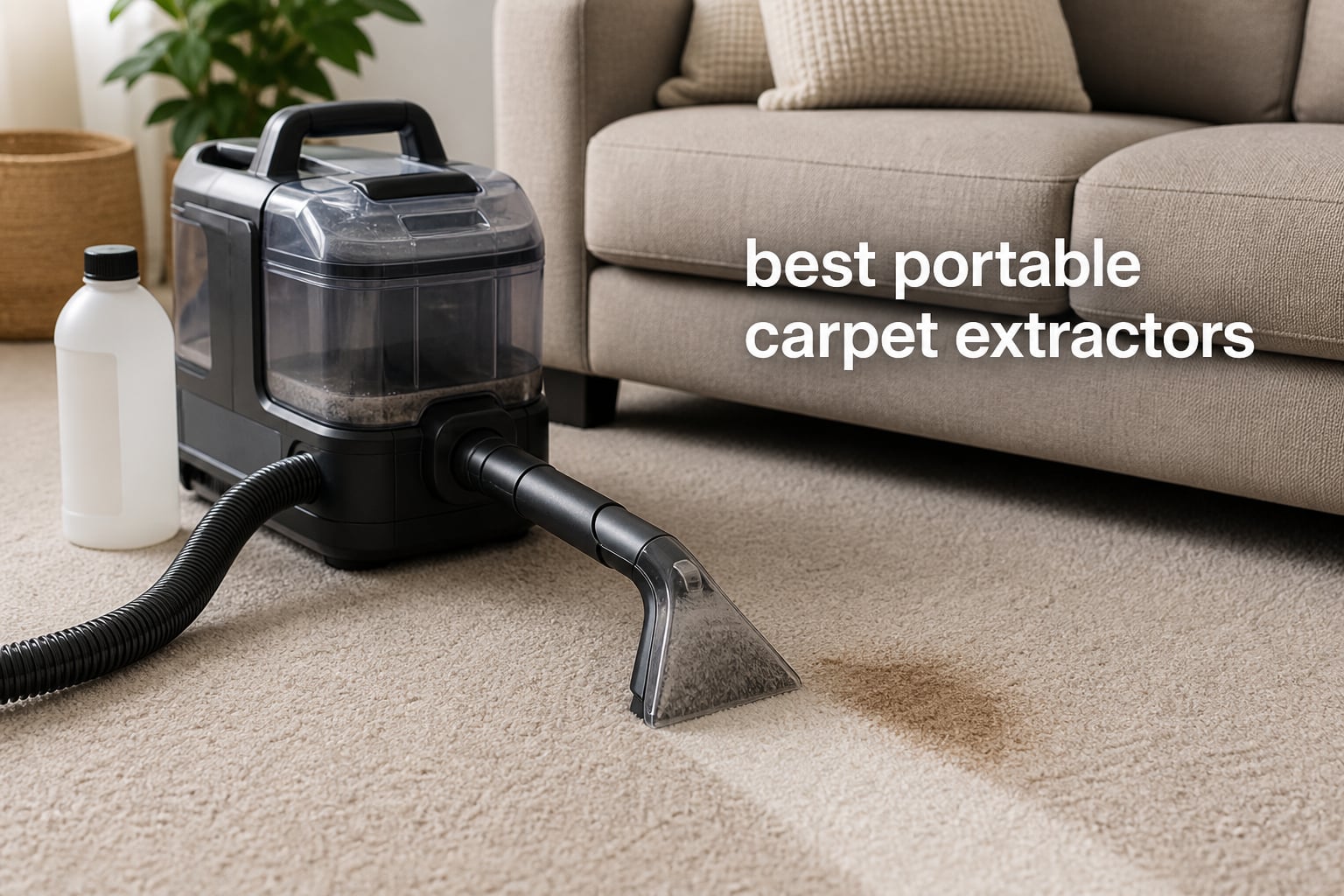 best portable carpet extractors