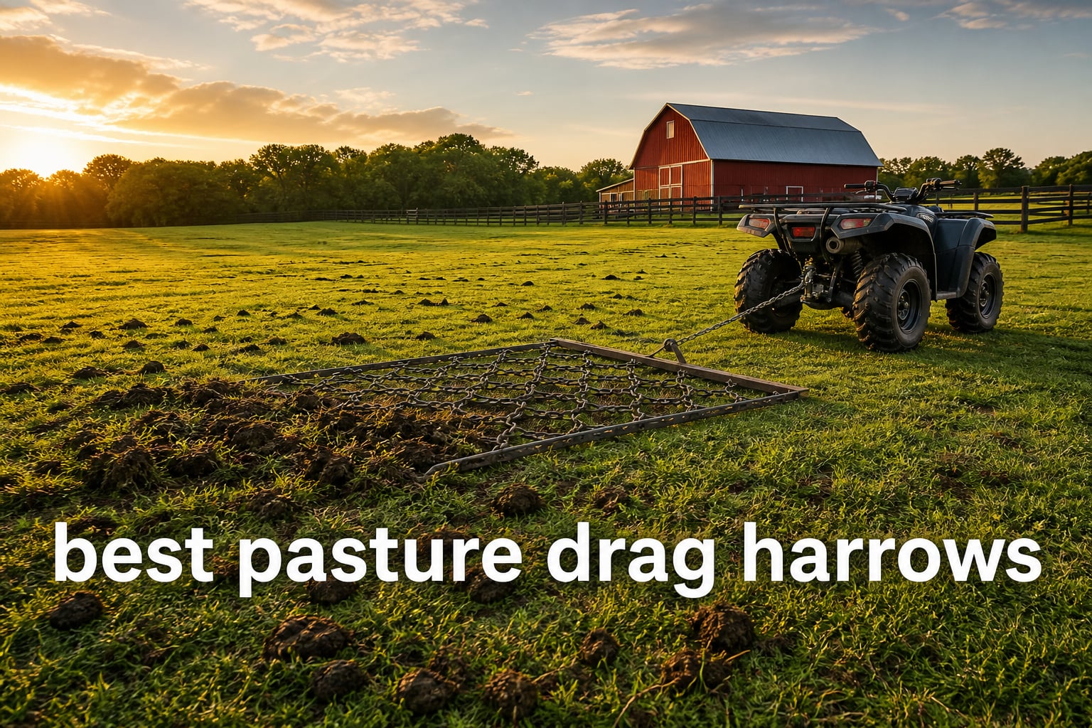 best pasture drag harrows