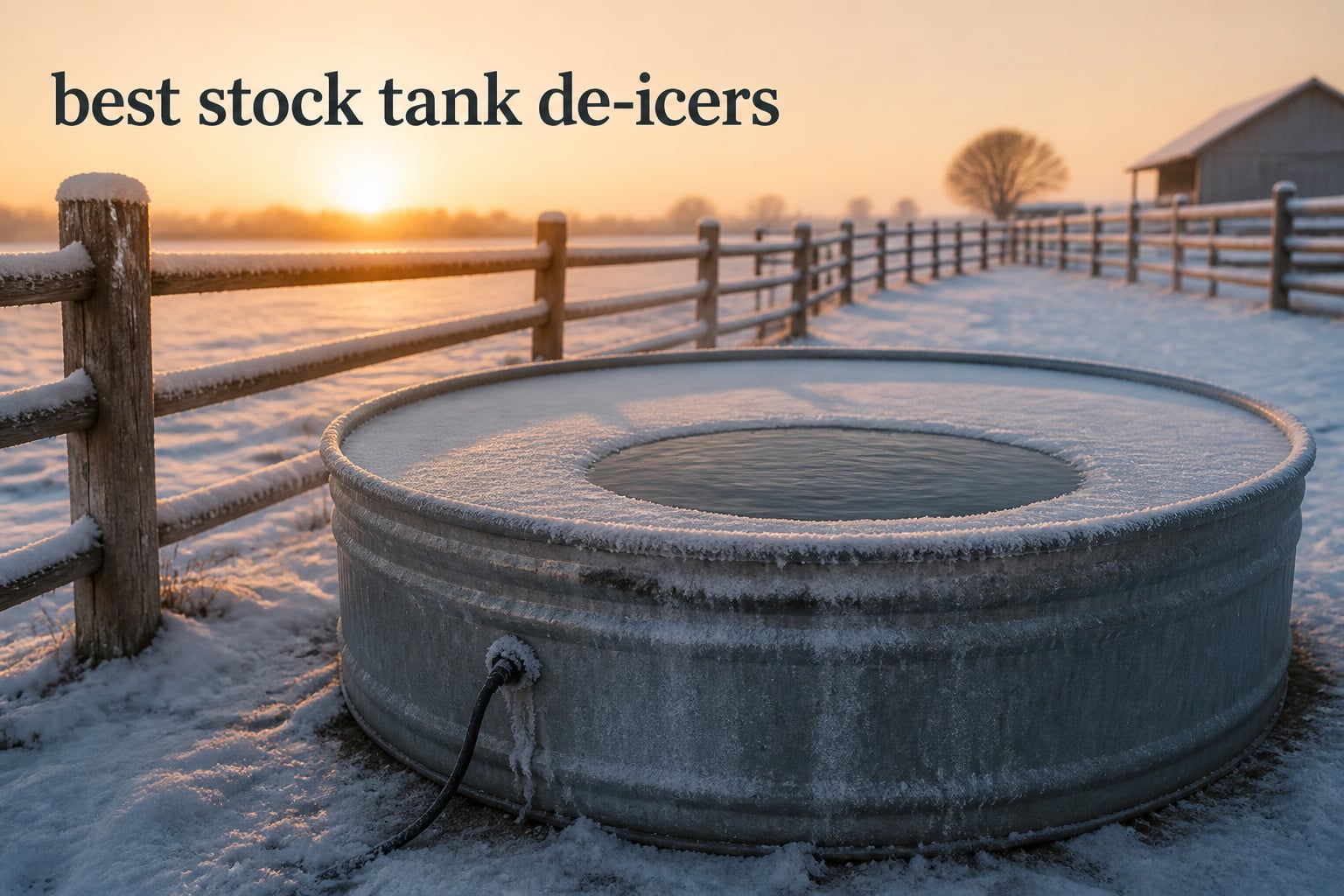 best stock tank de-icers