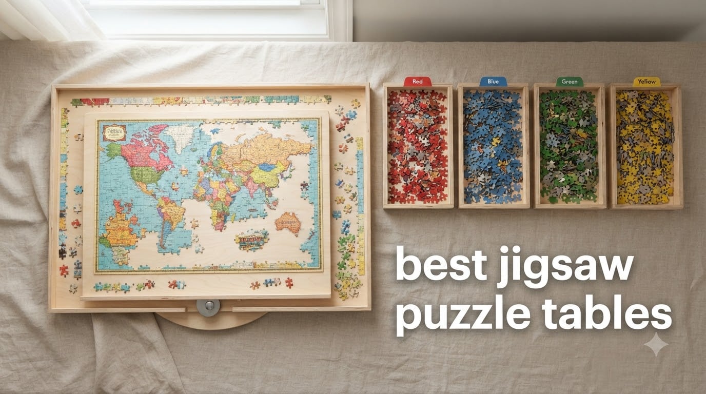 best jigsaw puzzle tables