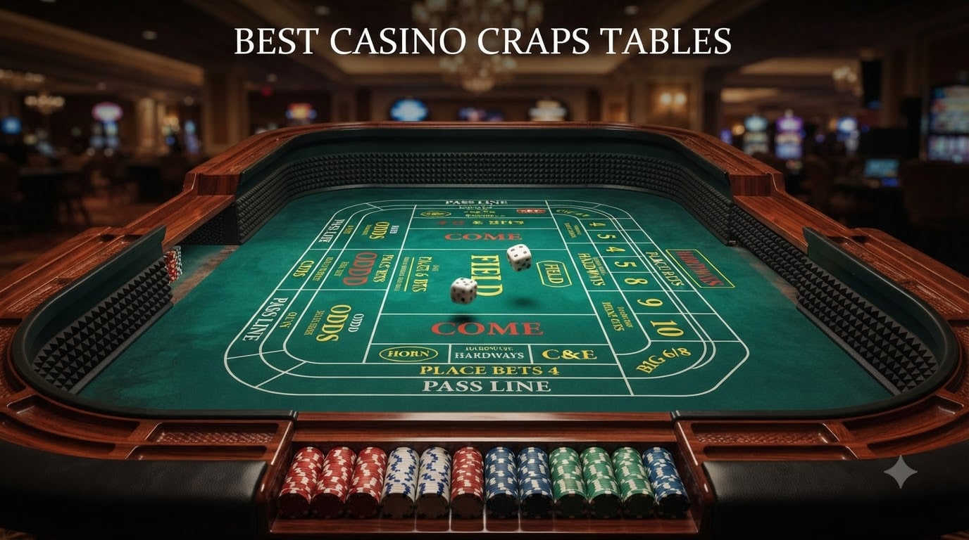 best casino craps tables