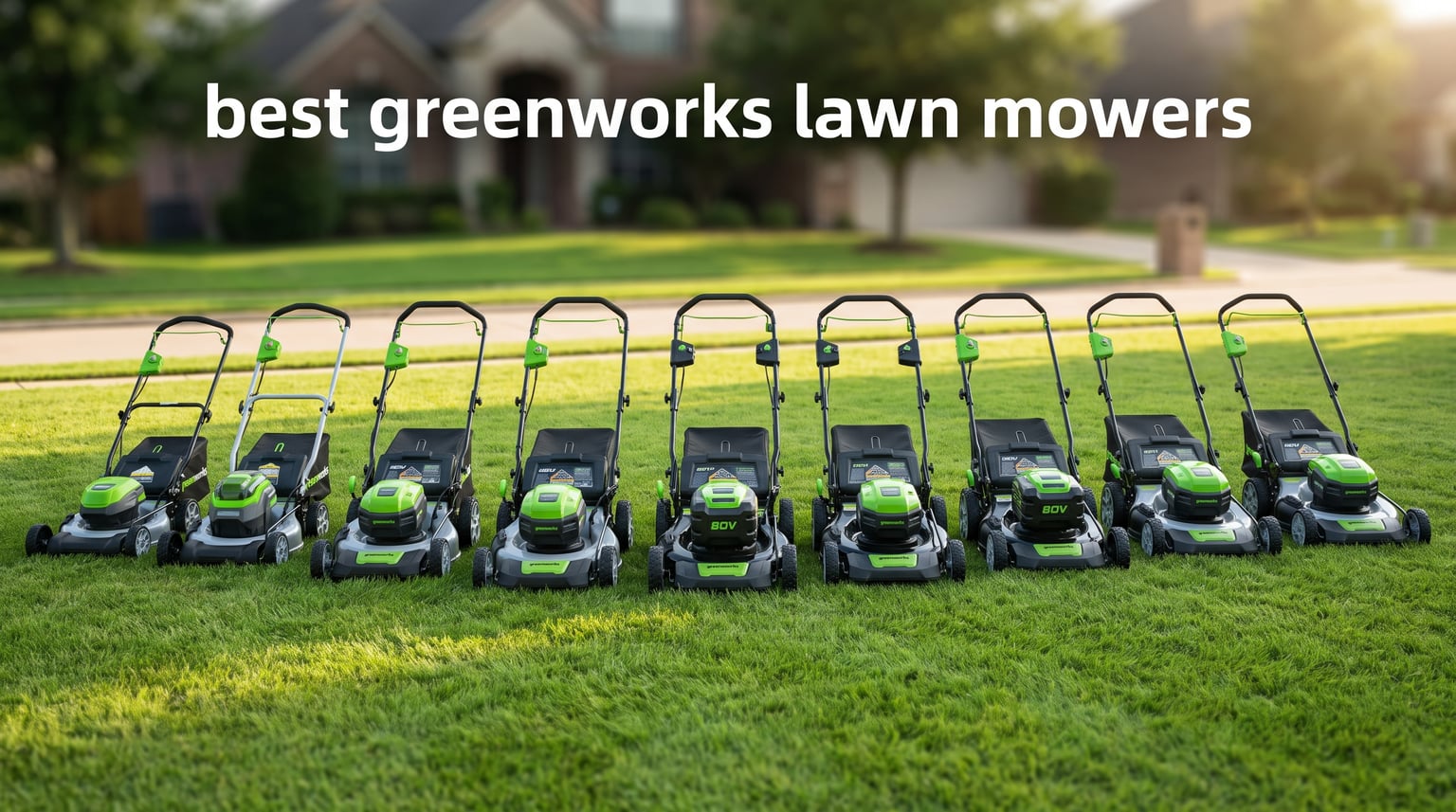 best greenworks lawn mowers