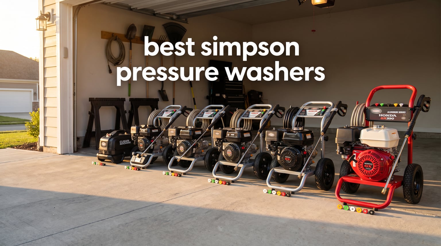 best simpson pressure washers