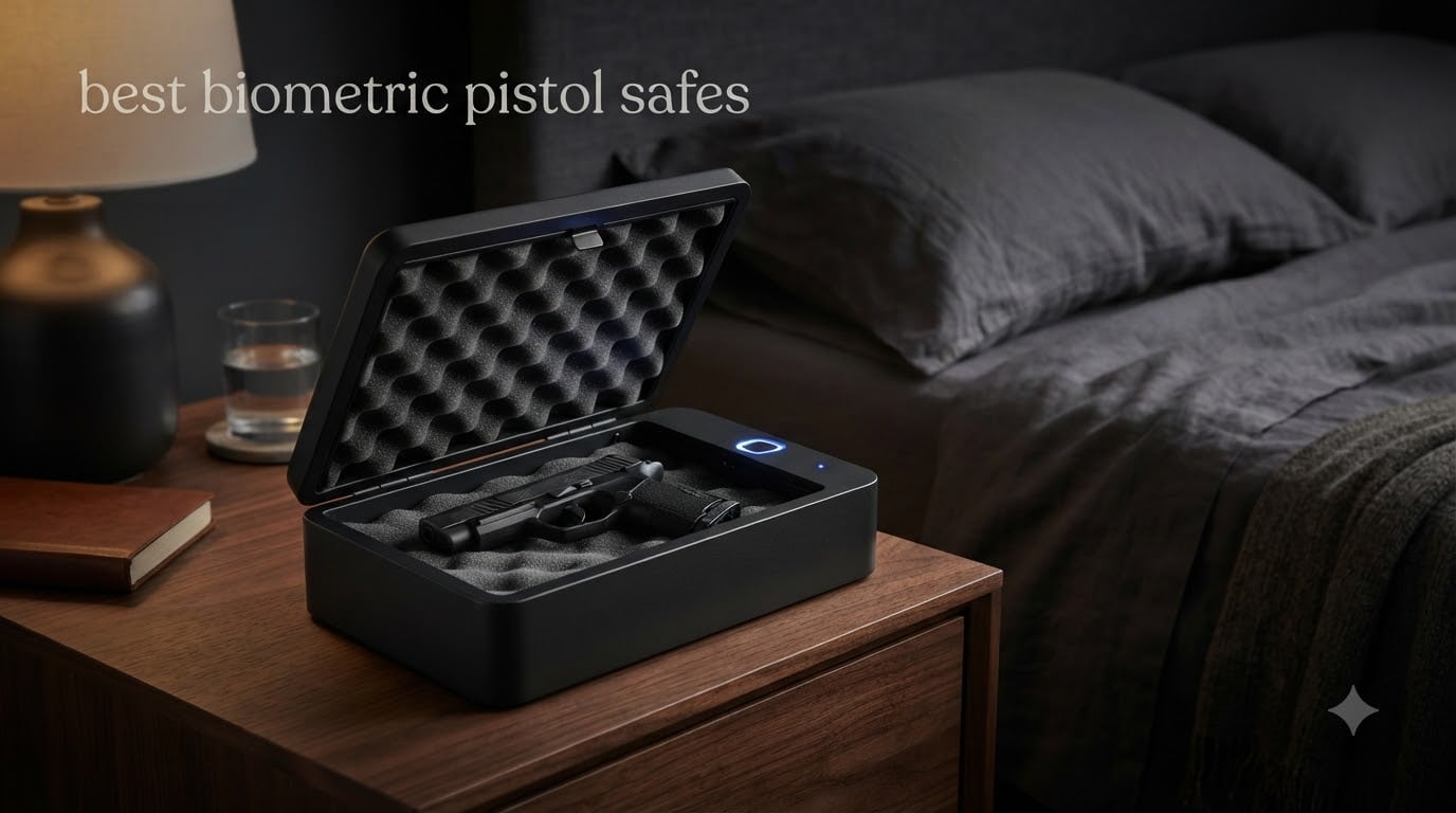 best biometric pistol safes
