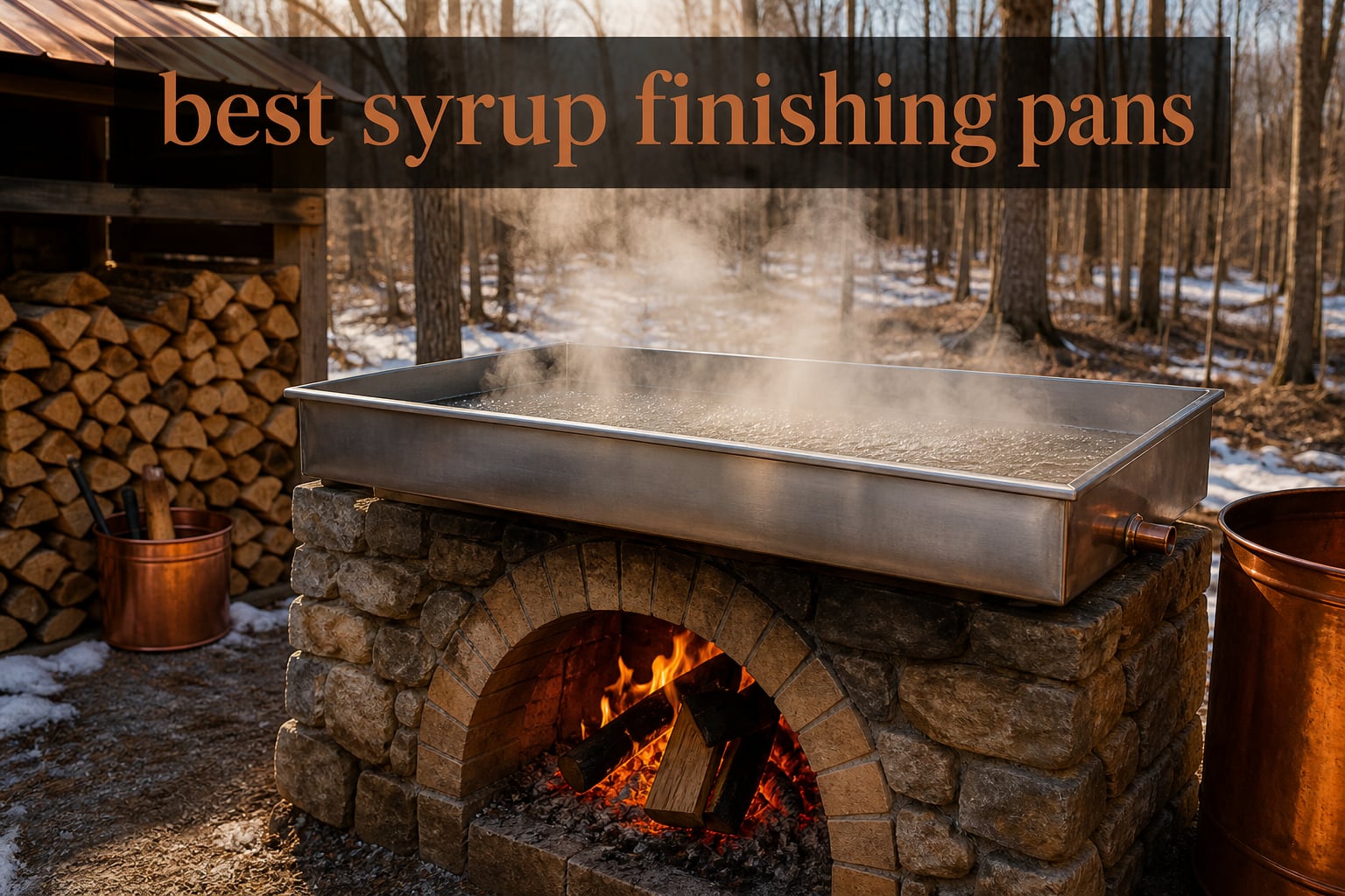 best syrup finishing pans