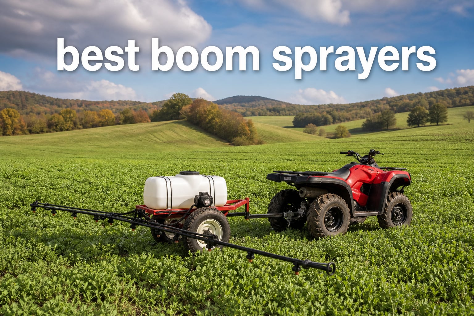 best boom sprayers