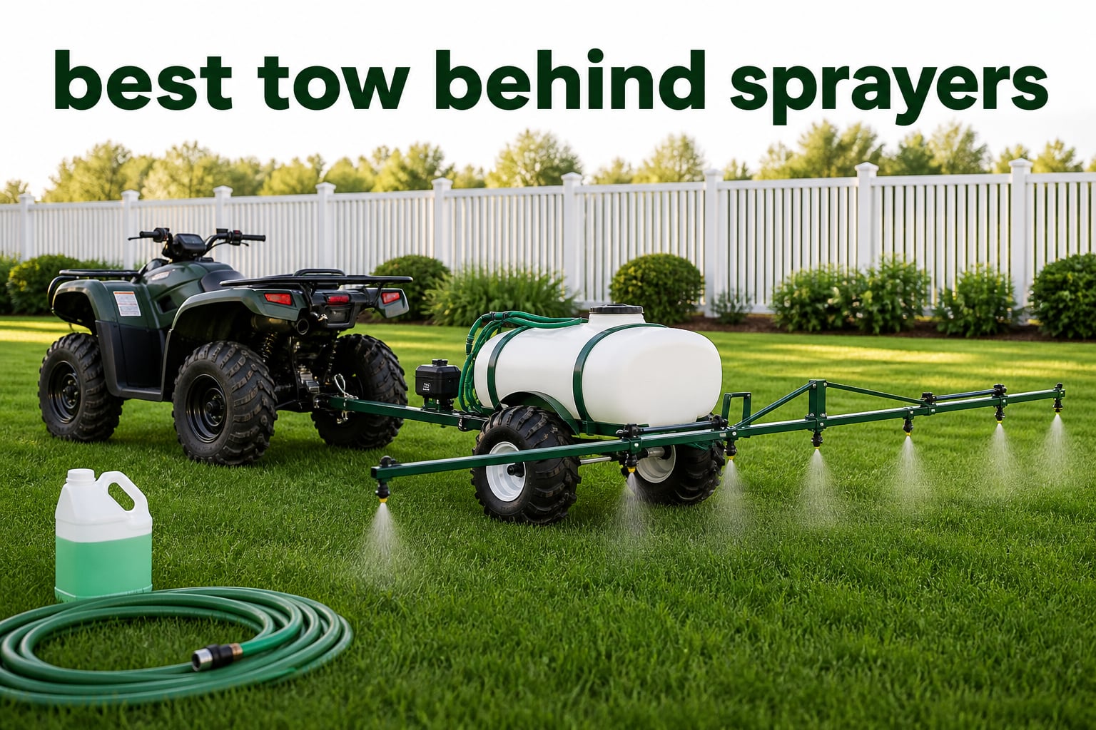 best tow behind sprayers