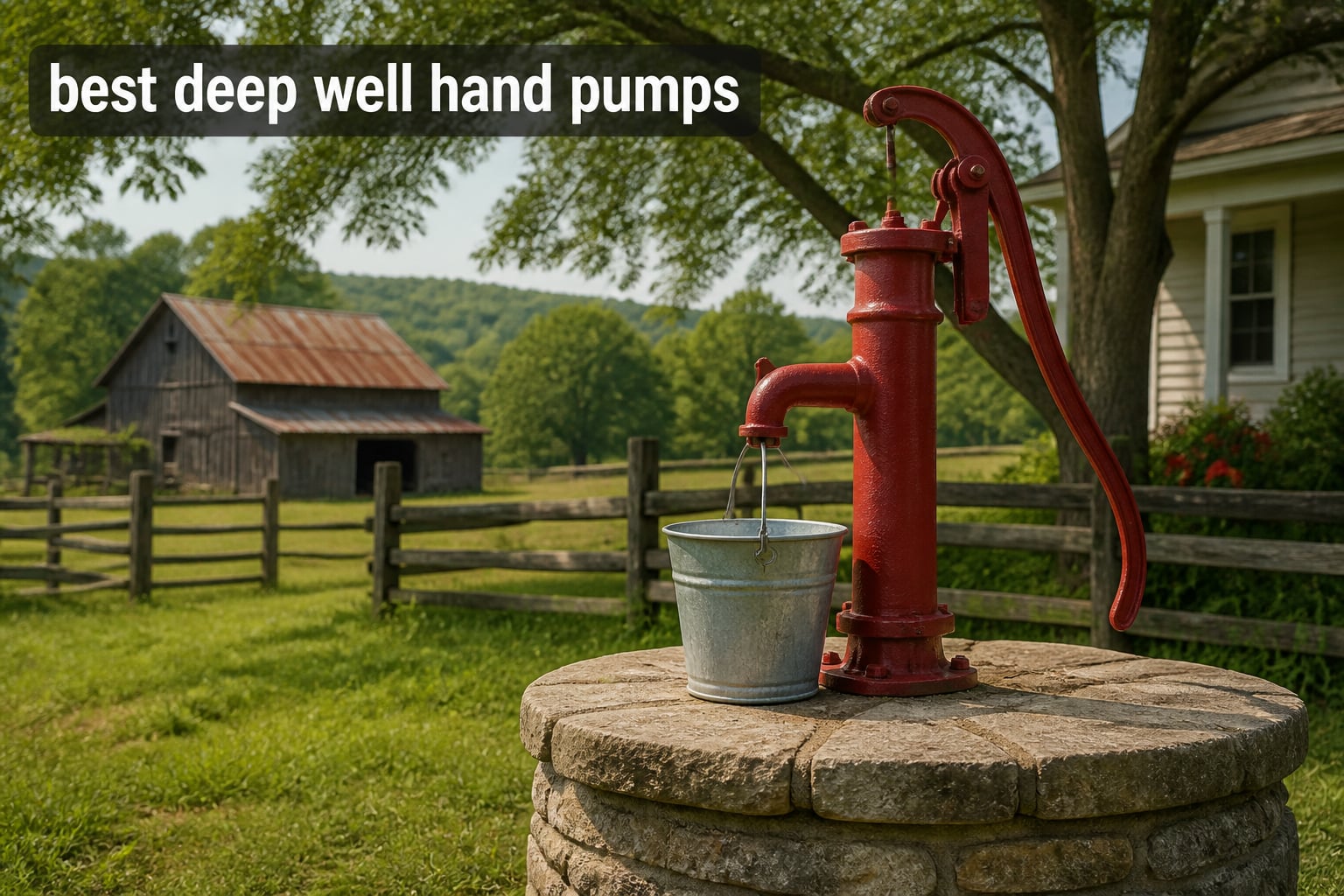 best deep well hand pumps