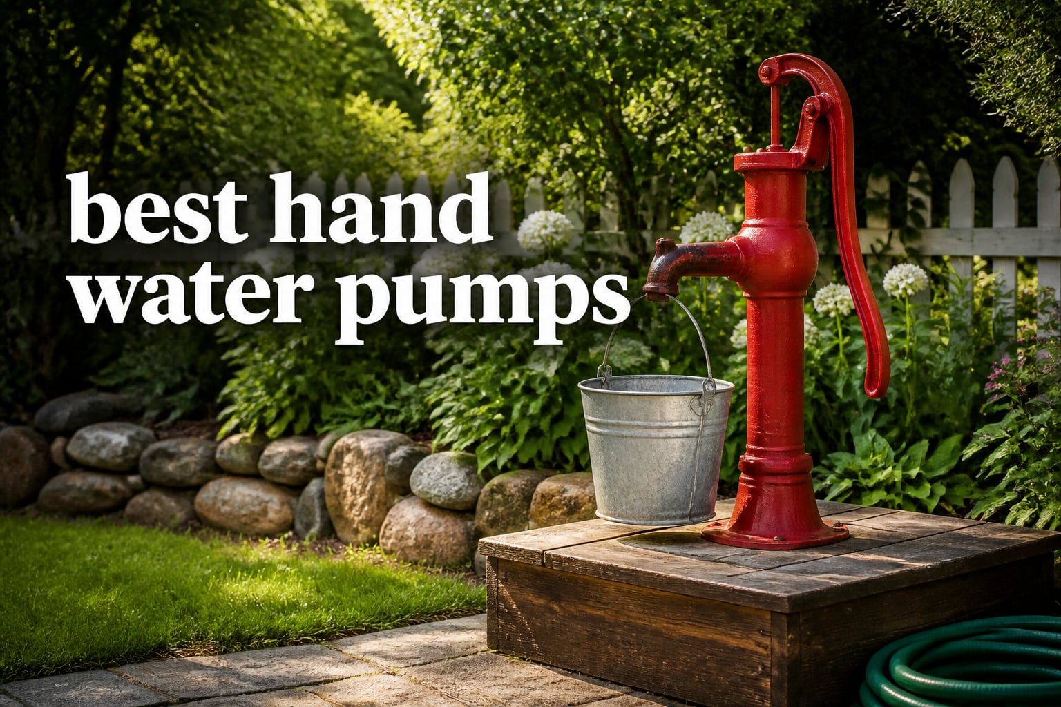 best hand water pumps