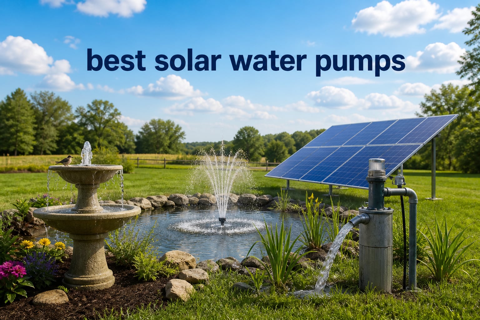best solar water pumps