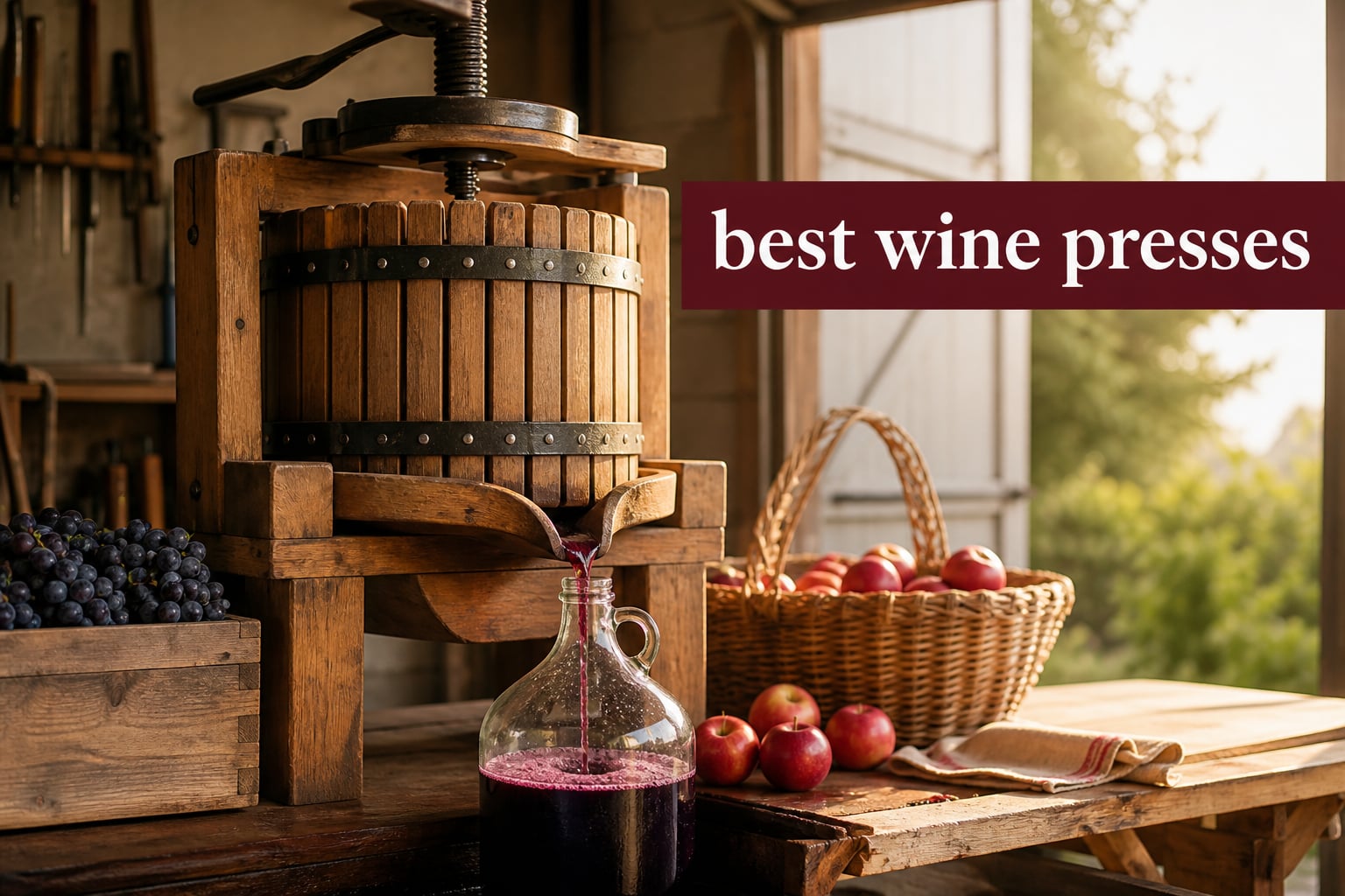 best wine presses