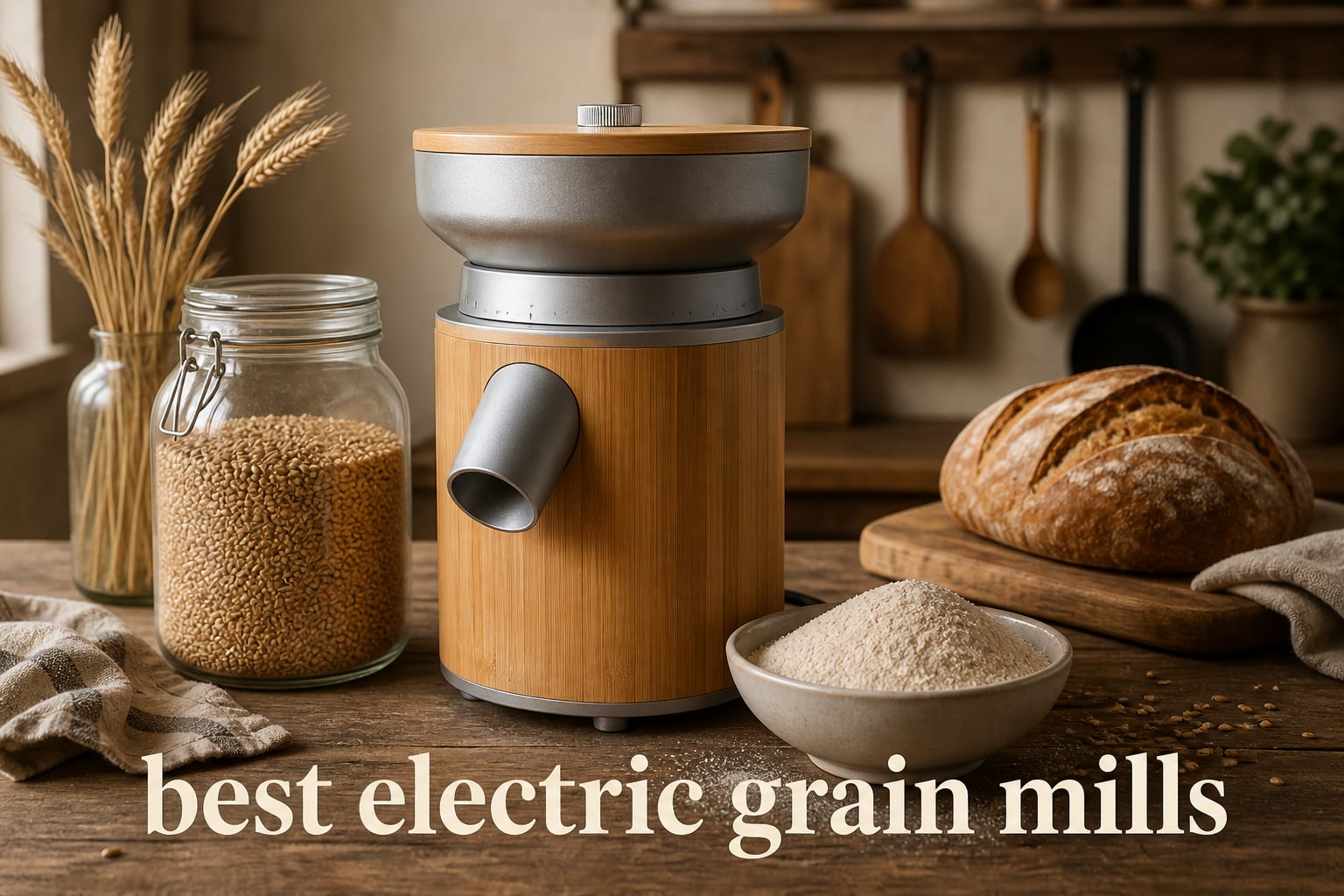 best electric grain mills