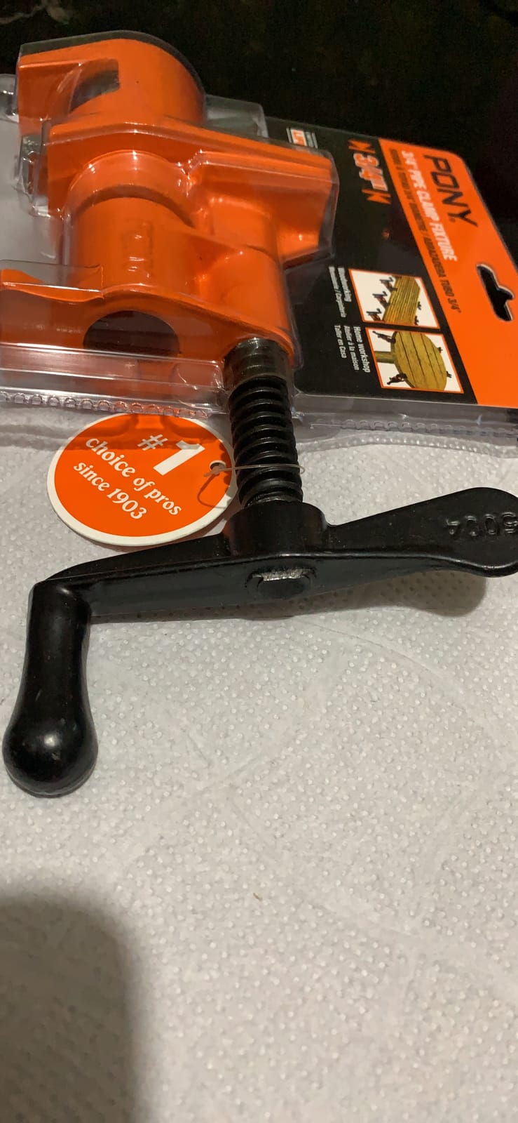 PONY 50 Clamp Fixture for 3/4 Inch Black Pipe customer photo 2