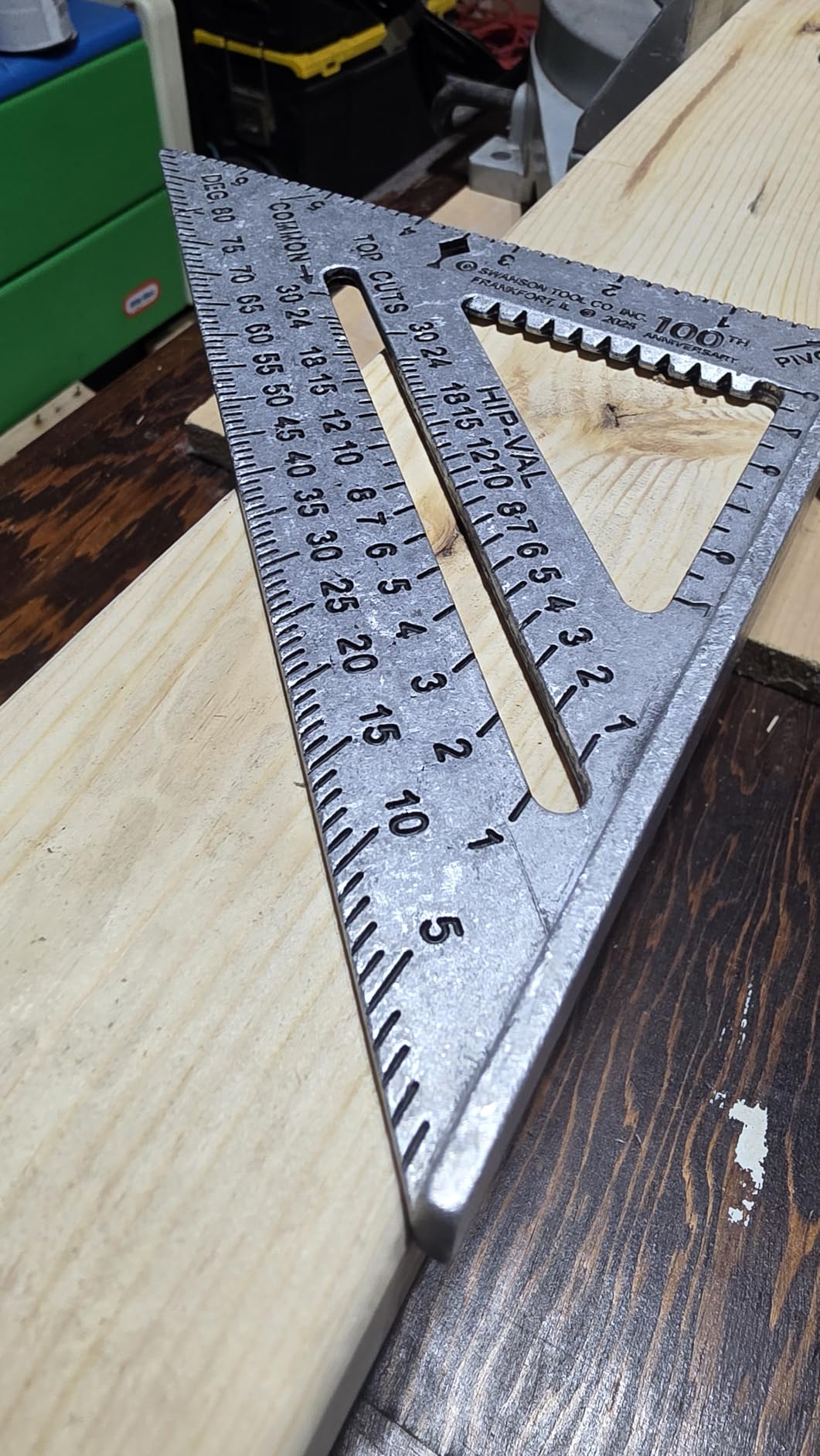 SWANSON Tool Co S0101 7 Inch Speed Square, Blue customer photo 1