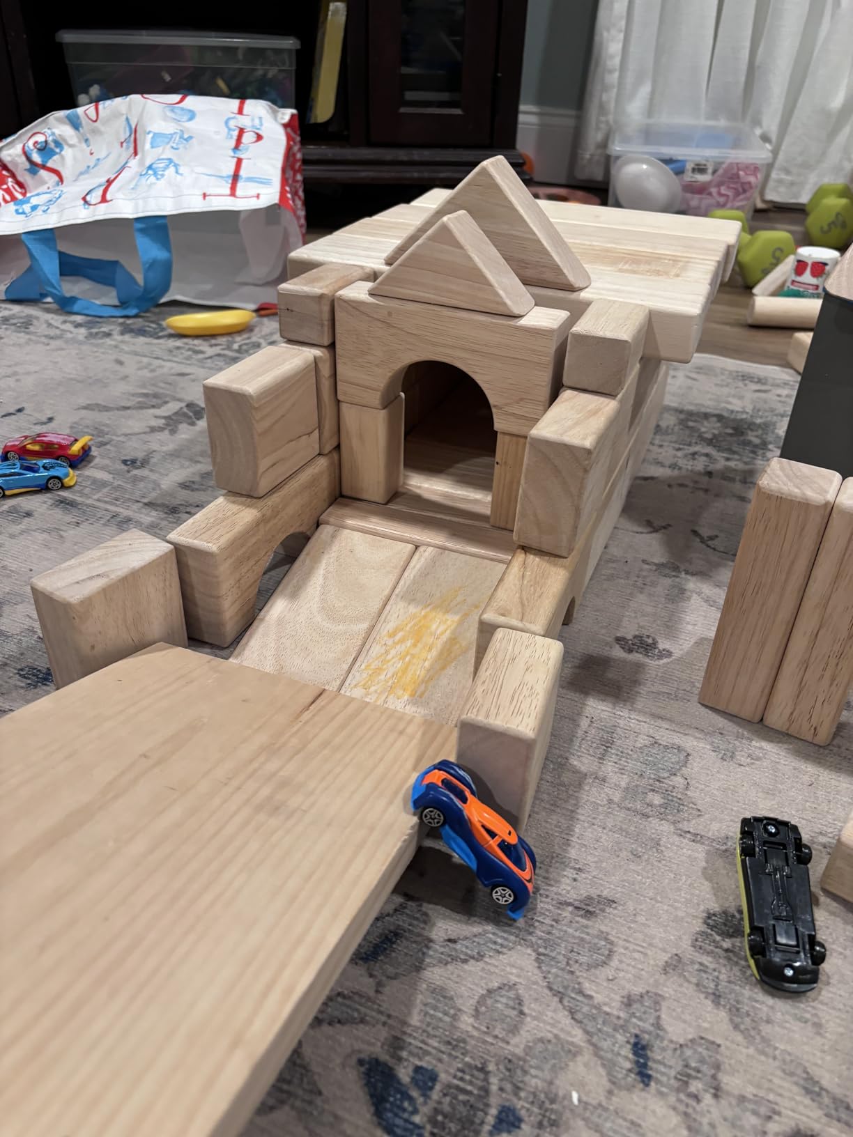 Melissa & Doug Standard Unit Solid Wood Building Blocks customer photo 2