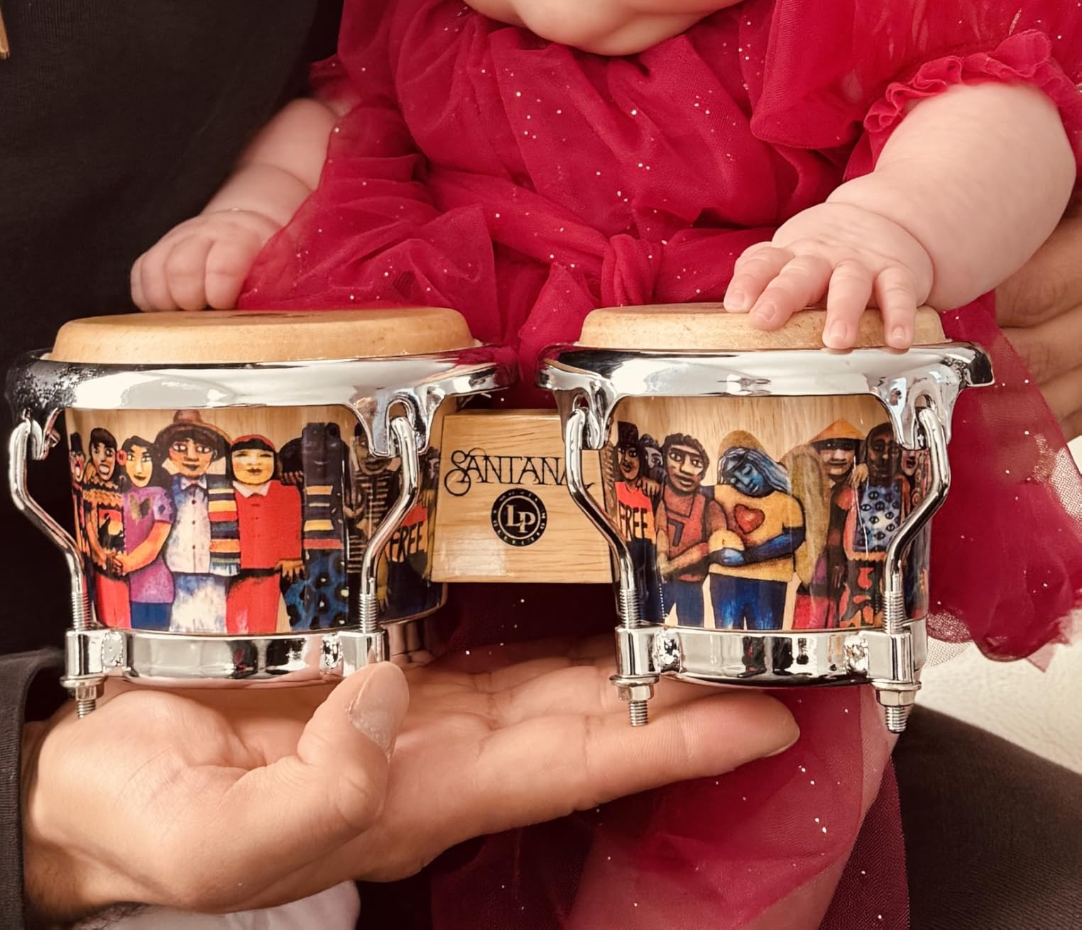 Latin Percussion LPM200-AW Santana Mini Tunable Wood Bongos customer photo 1