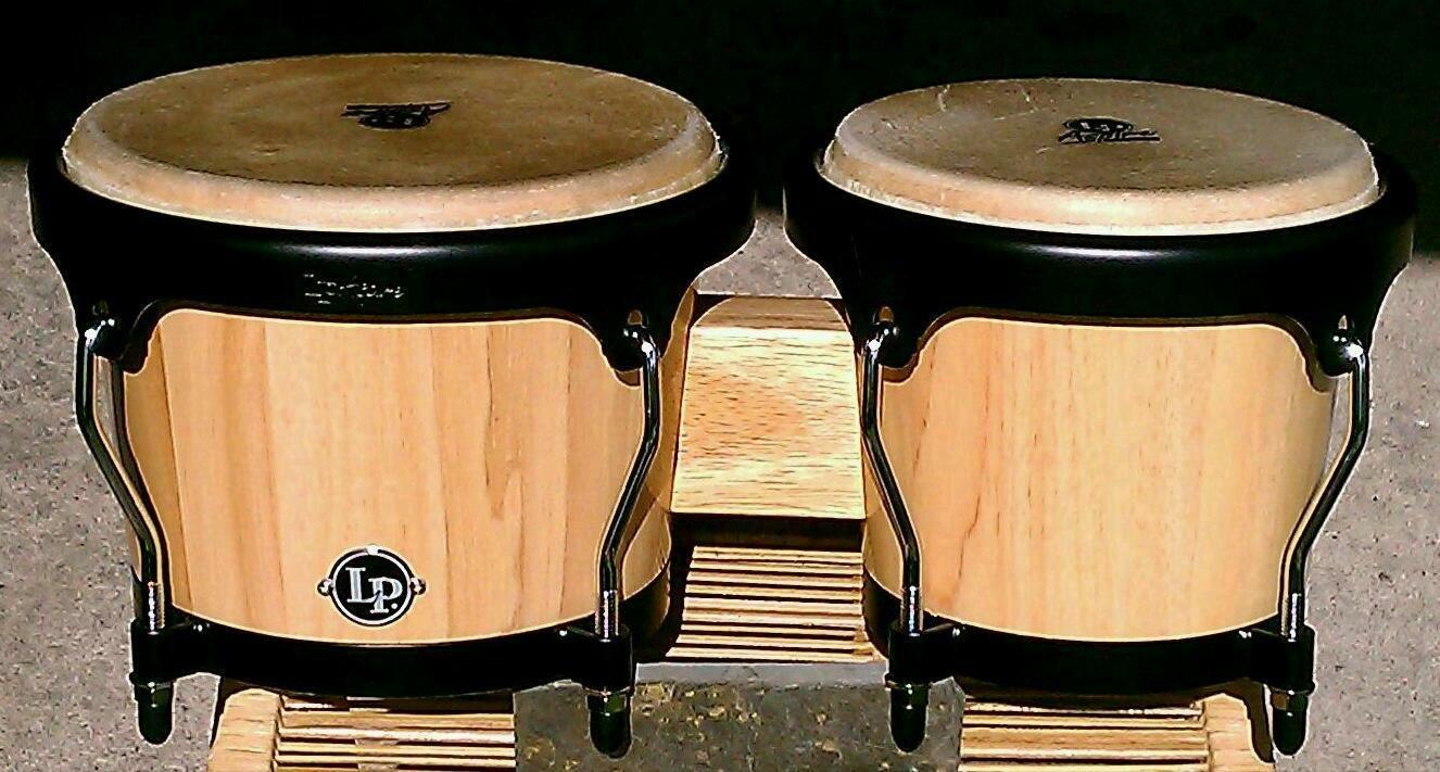Latin Percussion LPA601F-BK LP Aspire Fiberglass Bongos - Black/Black customer photo 1