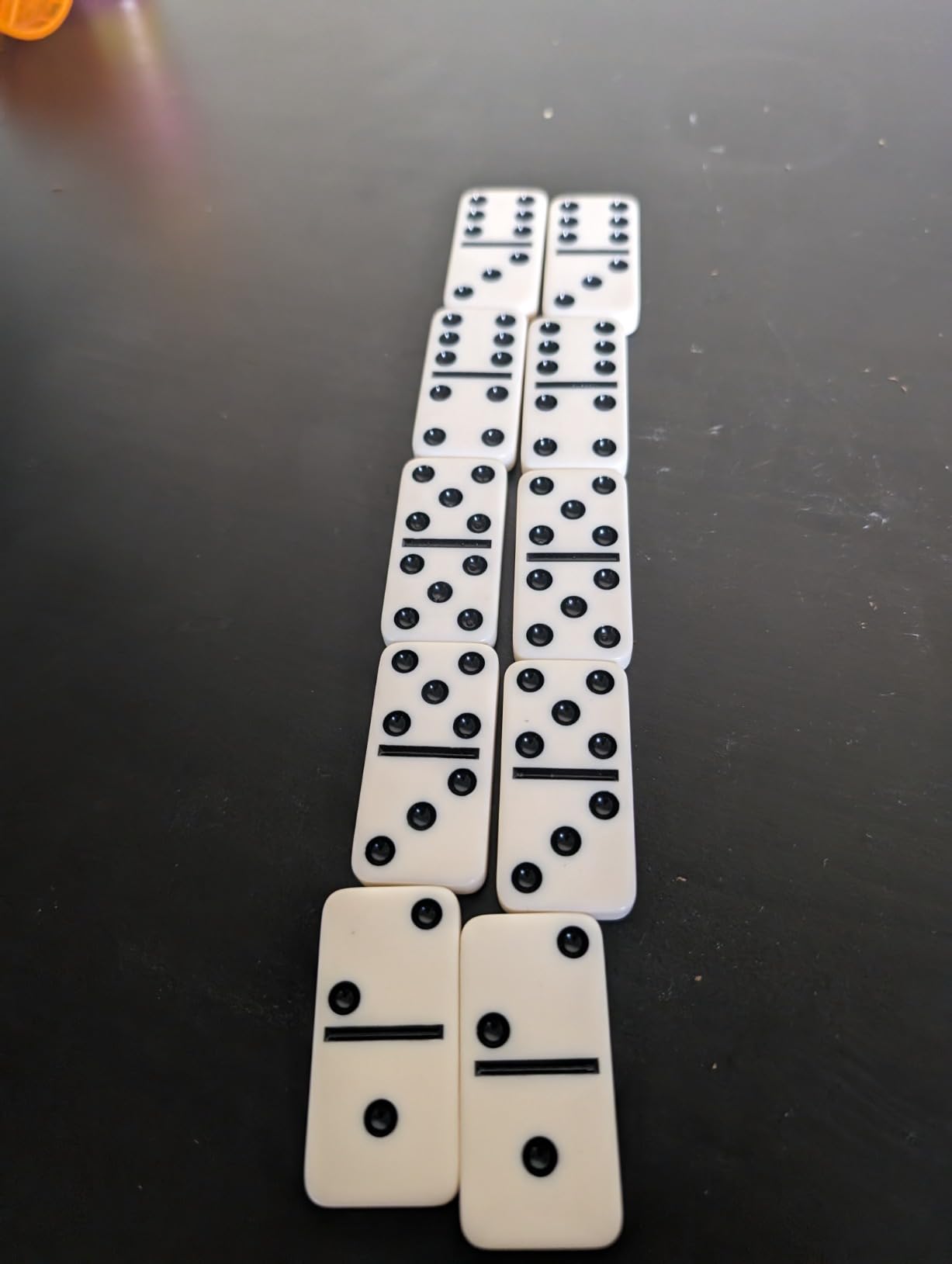 Family Classics Tournament Dominoes - Double Six Crystalline Tiles in Storage Case by Pressman , 5