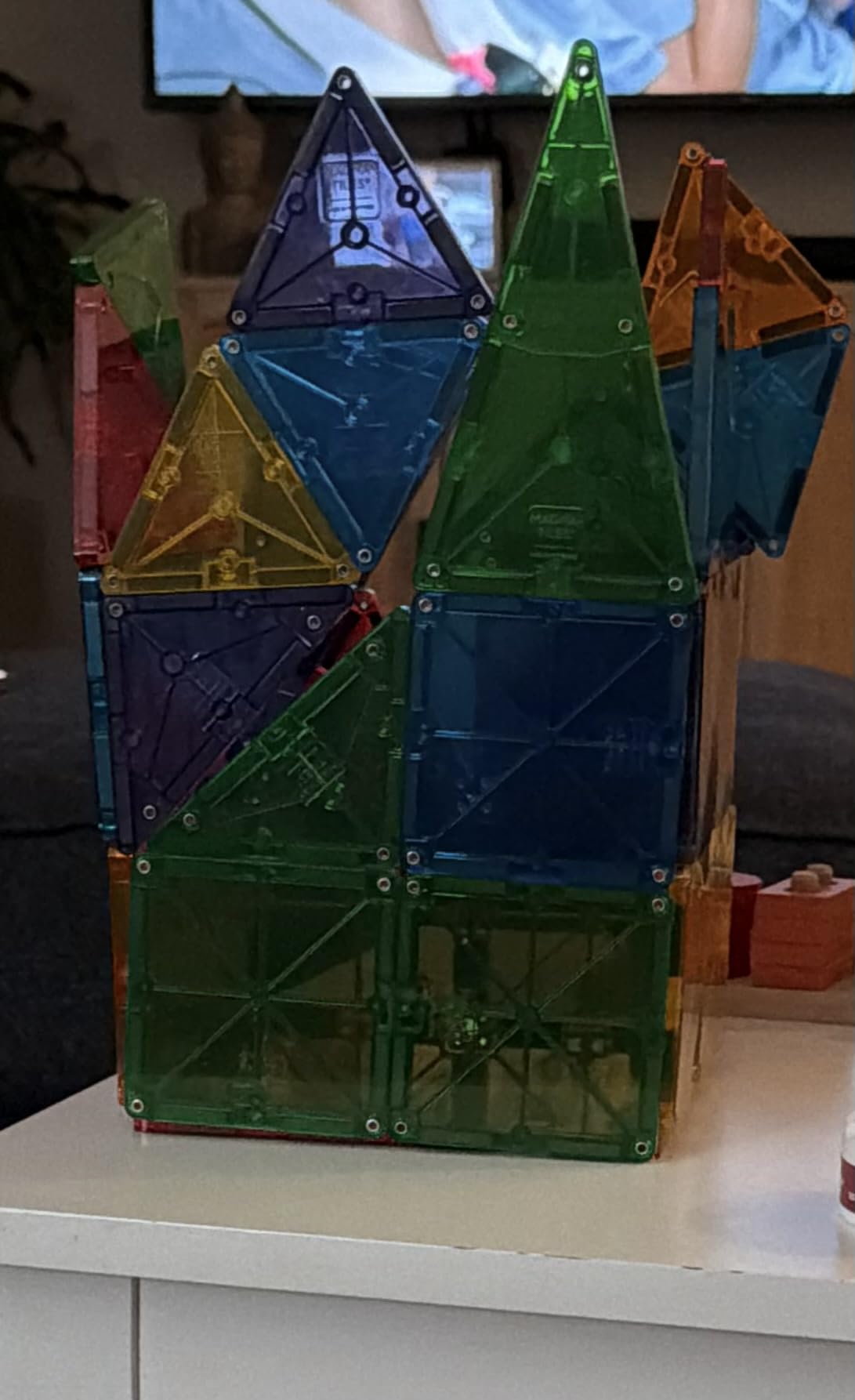 MAGNA-TILES Classic 32-Piece Magnetic Construction Set, The Original Magnetic Building Brand customer photo 2