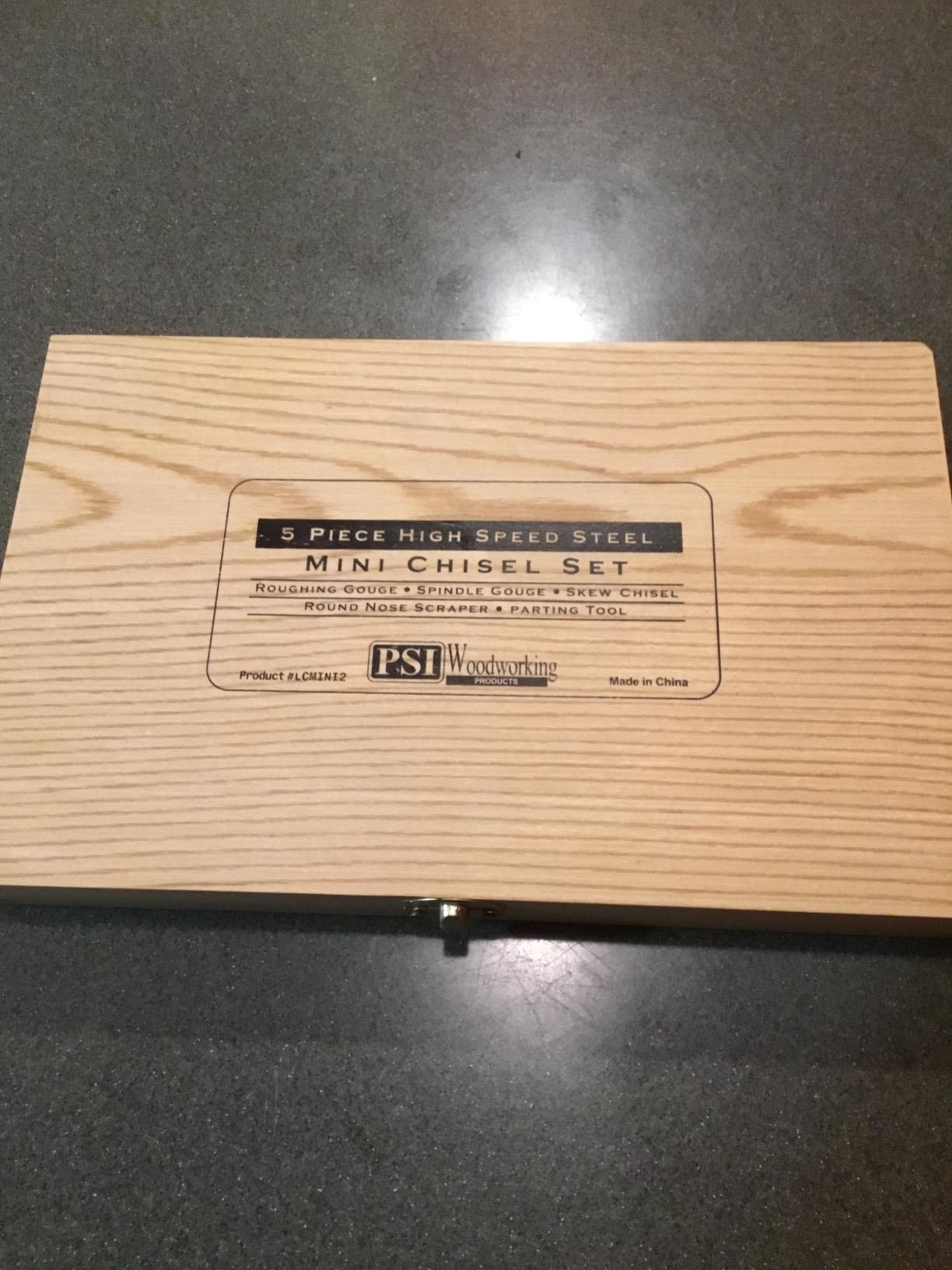 PSI Woodworking LCMINI2 Lathe Woodturning 5pc HSS Mini Chisel Set customer photo 1