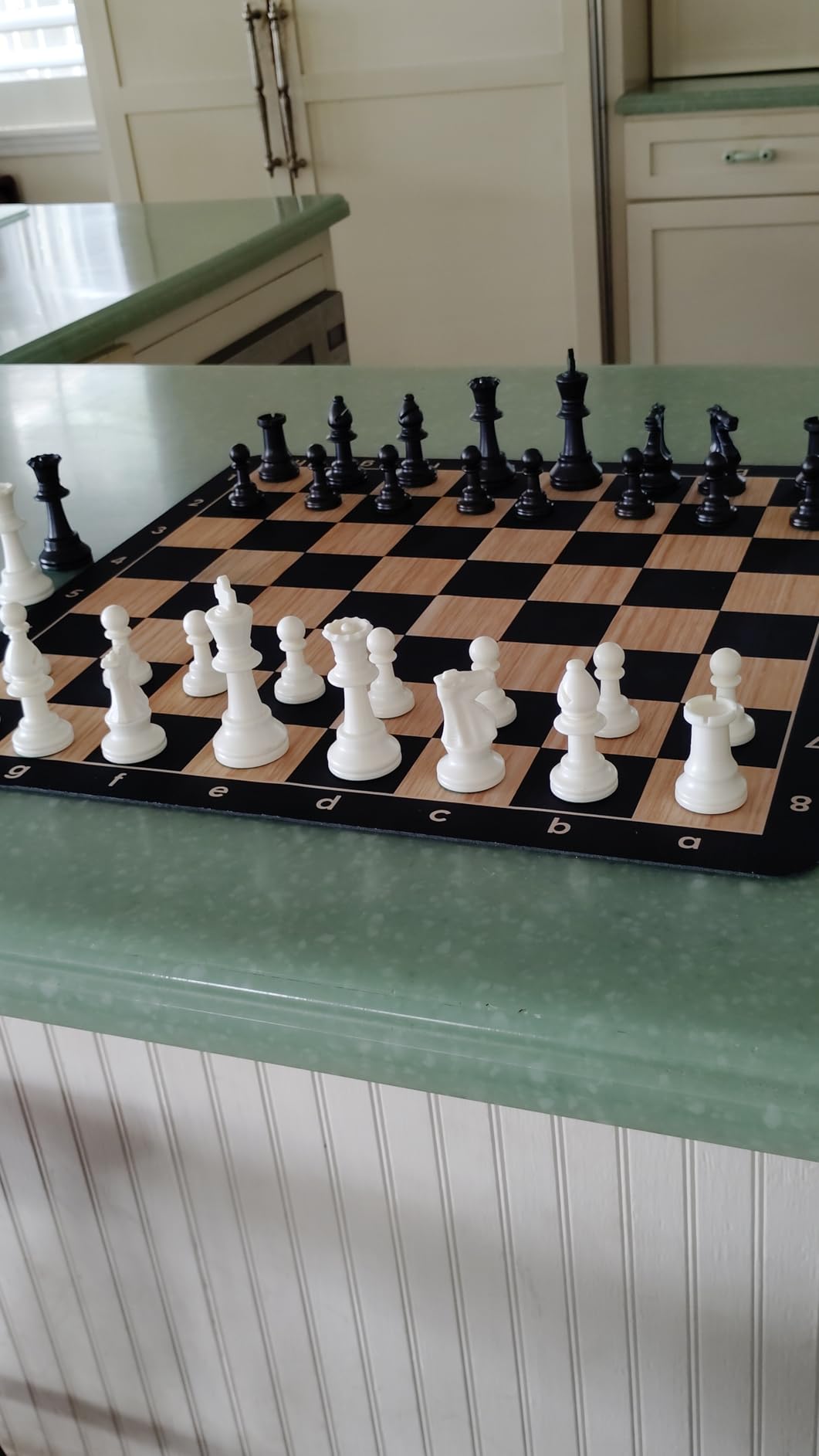 Staunton Tournament Chess Pieces, Triple Weighted with 3.75