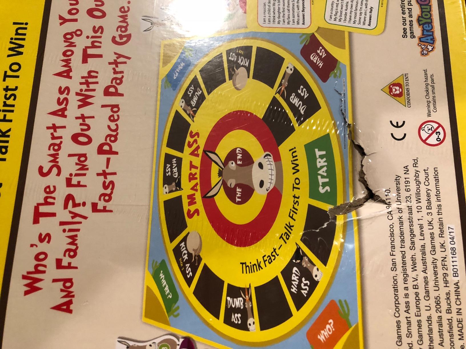 Smart Ass Fast-Paced Trivia Board Game for Families, Ages 12+ customer photo 2