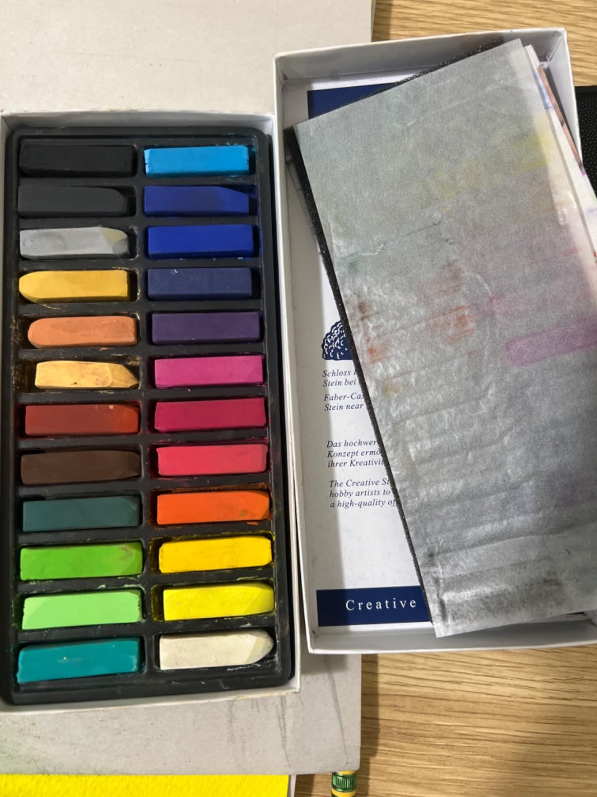 Faber-Castell Creative Studio Soft Pastel Mini Sticks (1.25”) - 24 Vivid Colors customer photo 1