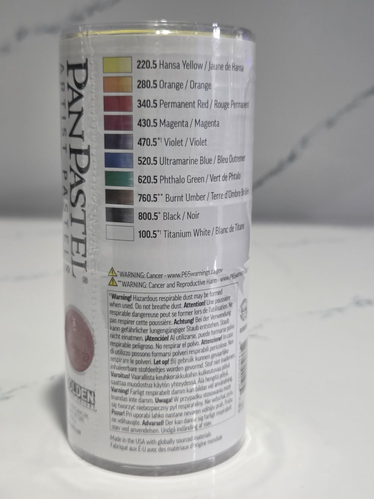 PanPastel Artist Pastels by GOLDEN, Painting Set, 10 Color, Professional Artist Pastels, Unique Pan Format (cake-like) customer photo 1