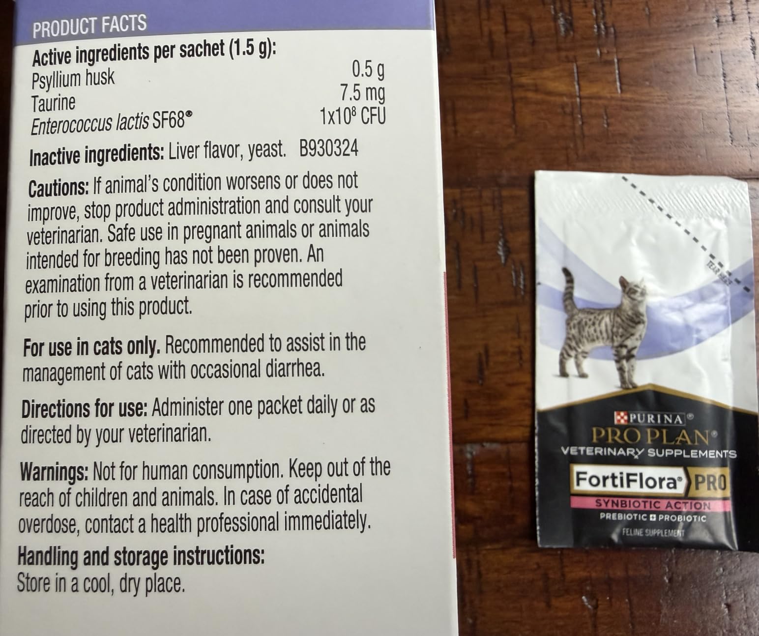 Pro Plan Veterinary Diets FortiFlora Daily Probiotic Powder Supplement for Cats with Digestive Support and Immune System customer photo 2