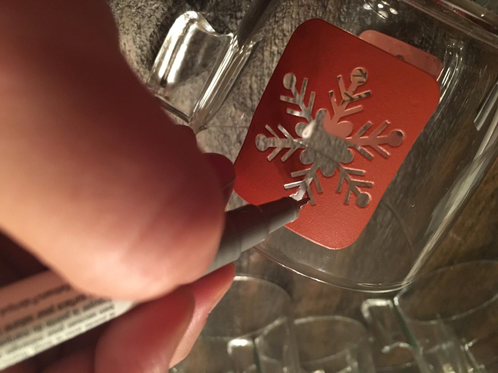 Over'N'Over Reusable Glass Etching Stencils – Durable Self-Stick Designs for Glass, Mirrors, and Ceramics with Armour Etch Cream – 5