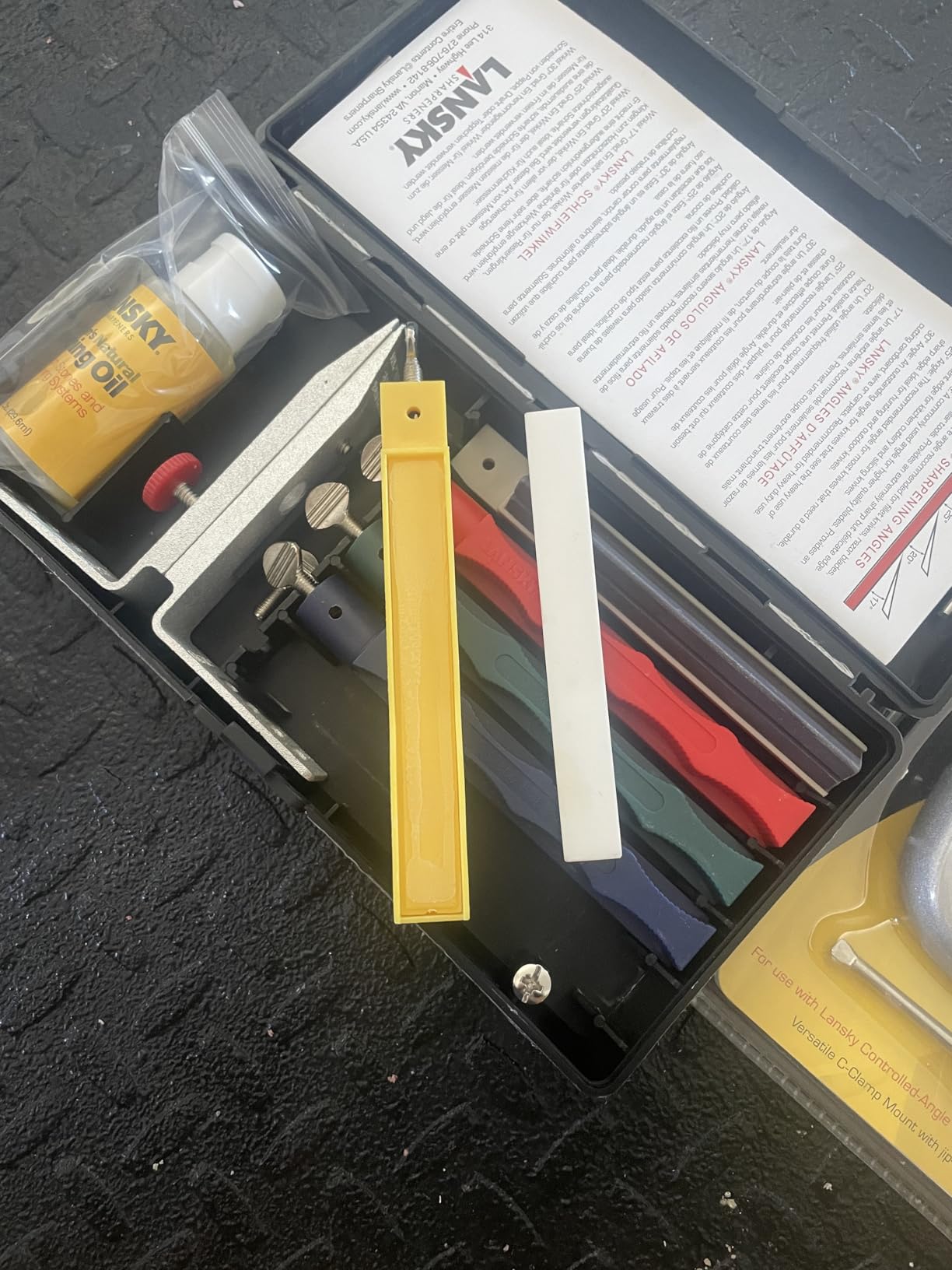 Lansky Professional Sharpening System with Coarse, Medium, Ultra Fine, and Serrated Medium Hones customer photo 1