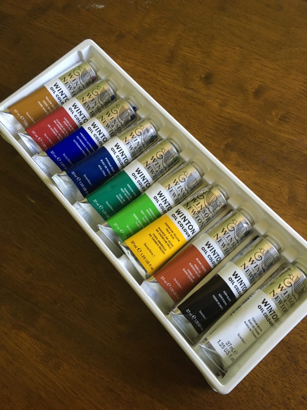 Winsor & Newton Winton Oil Color Paint, Starter Set, 10 x 37ml Tubes, 1.25 Fl Oz (Pack of 10) customer photo 1