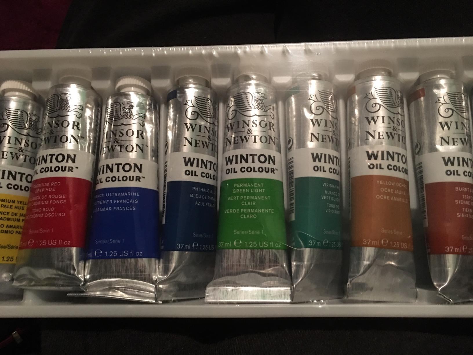 Winsor & Newton Winton Oil Color Paint, Starter Set, 10 x 37ml Tubes, 1.25 Fl Oz (Pack of 10) customer photo 2
