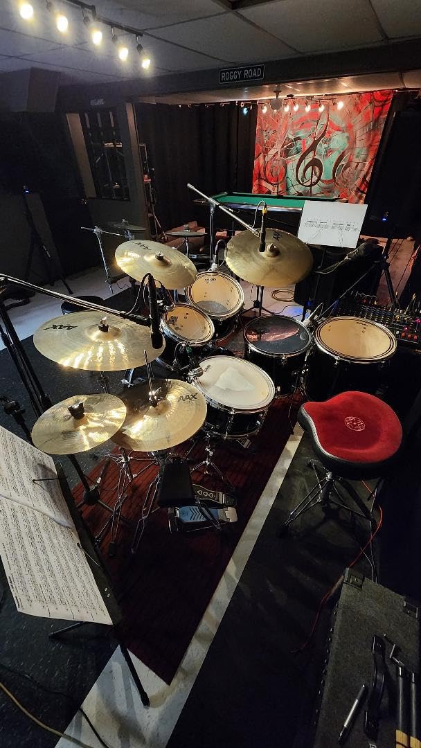 Pyle 7-Piece Wired Dynamic Kit-Kick Bass, Tom/Snare & Cymbals Microphone Set-for Drums, Vocal, & Other Instrument-Complete with Thread Clip, Inserts, Mics Holder & Case, Black customer photo 1