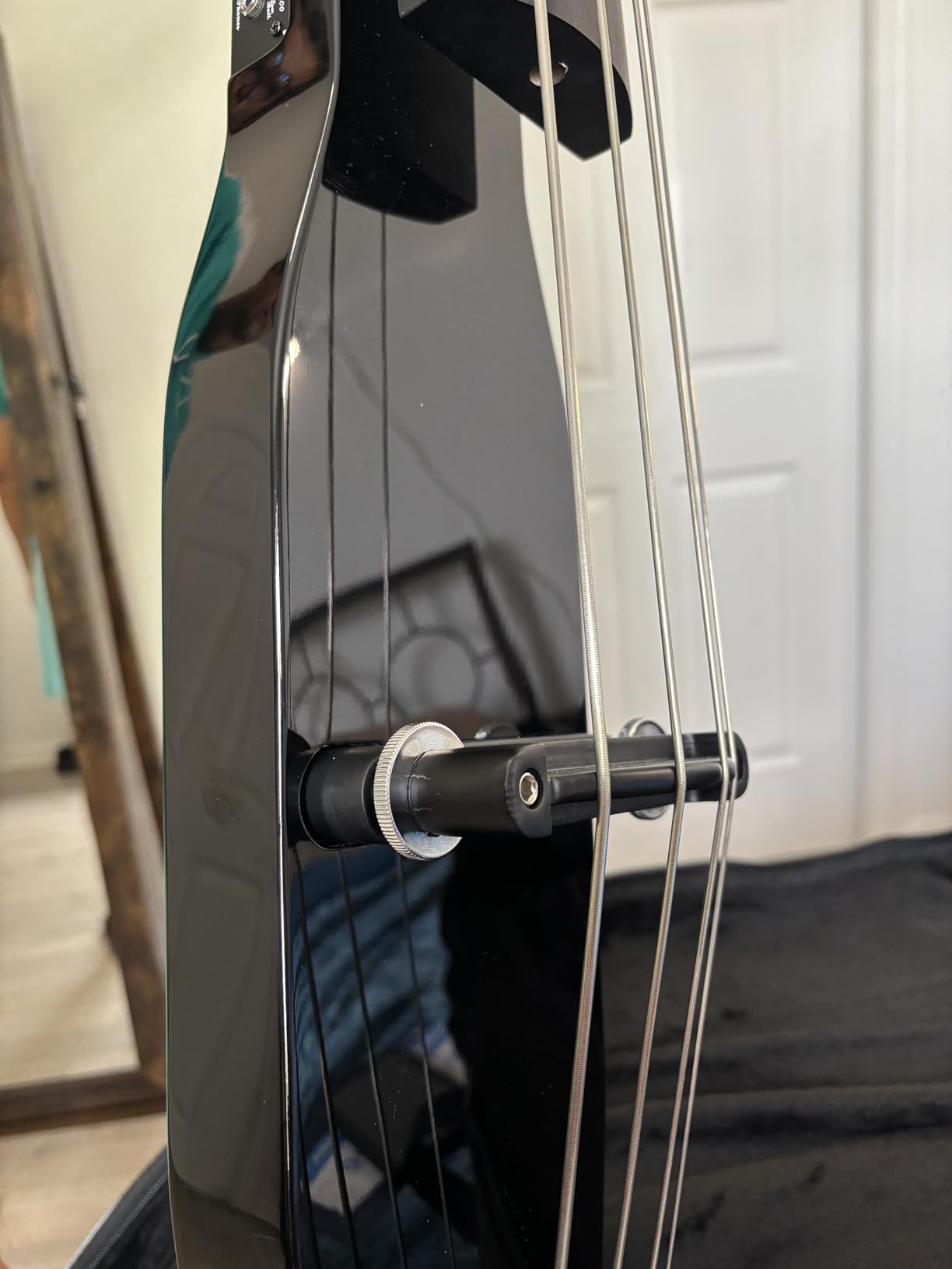 Stagg EDB-3/4 MBK Electric 3/4 Size Double Bass with Gig Bag Included - Metallic Black customer photo 1
