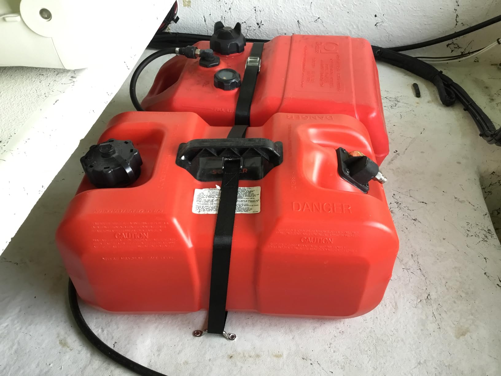 Scepter 12 Gallon Portable Marine Gas Can, Large Capacity Boat Fuel Tank customer photo 1