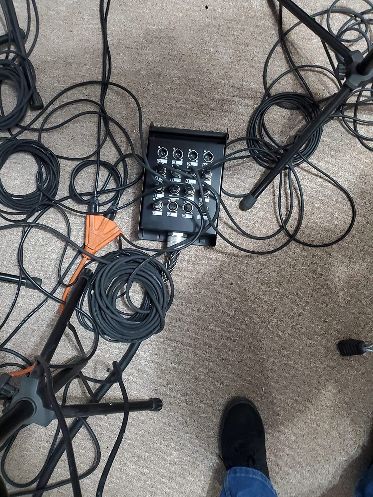 Seismic Audio - SAEM-12x4x100 - 12 Channel XLR Sends and 4 Channel XLR Returns Snake Cable - 100 Feet customer photo 2
