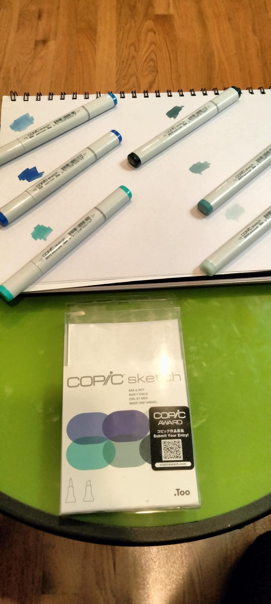 Copic Sketch Alcohol Markers, 6 Color Dual Tip Art Marker Set – Blendable Brush Tips for Drawing, Sketching, and Illustration – Professional Set for Adults/Teen Artists & Creators - Bold Primaries customer photo 1