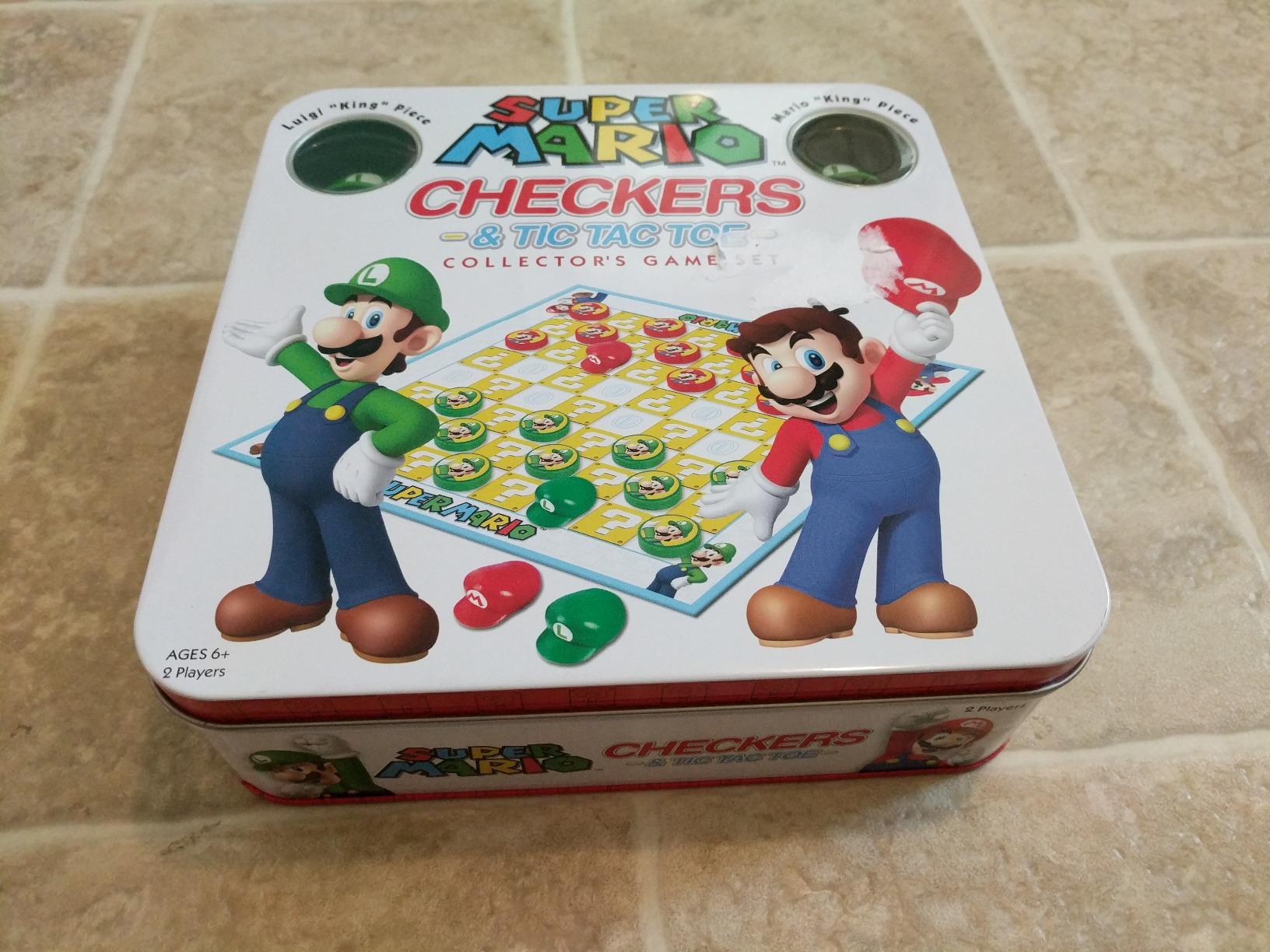 Super Mario Checkers & Tic-Tac-Toe Collector's Game Set | Featuring Super Mario Bros - Mario & Luigi | Collectible Checkers and TicTacToe Perfect for Mario Fans customer photo 2