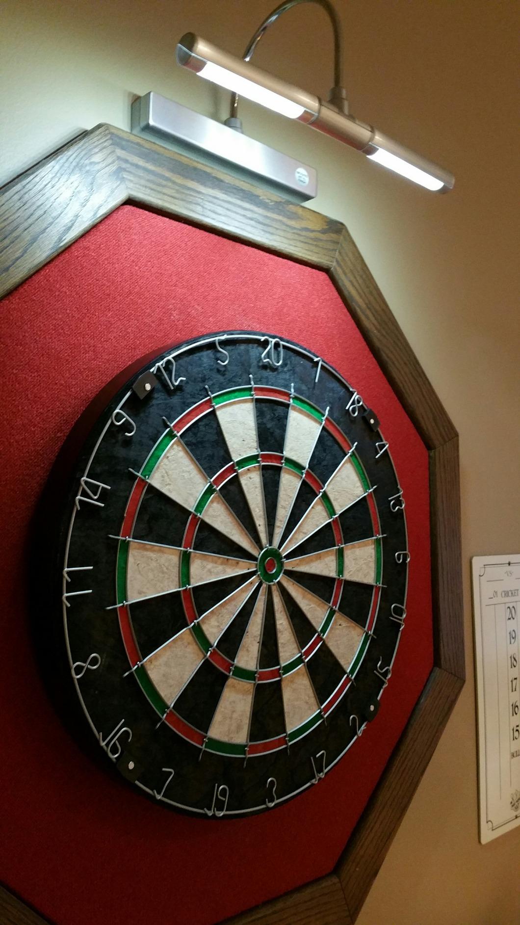Hey Play Bristle and Metal Dart Board, 18” customer photo 2