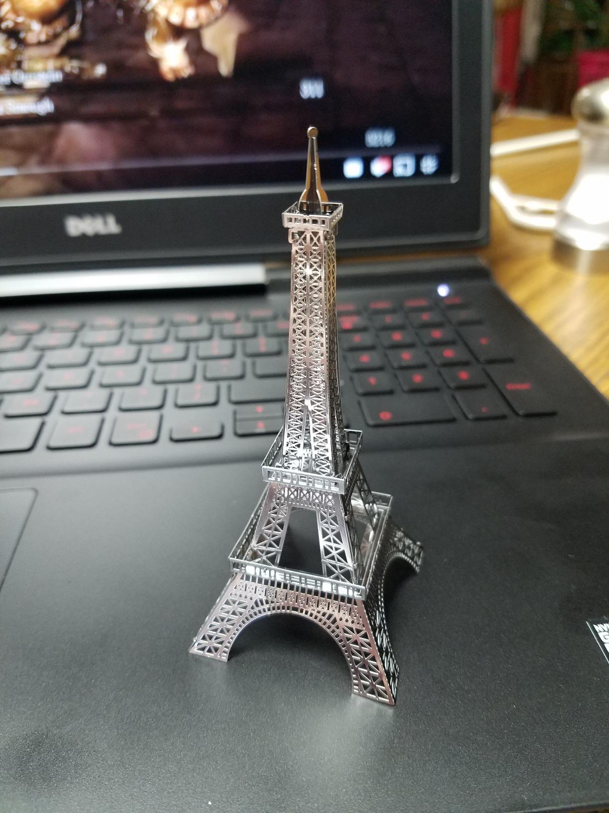 Metal Earth Eiffel Tower 3D Metal Model Kit Fascinations customer photo 2