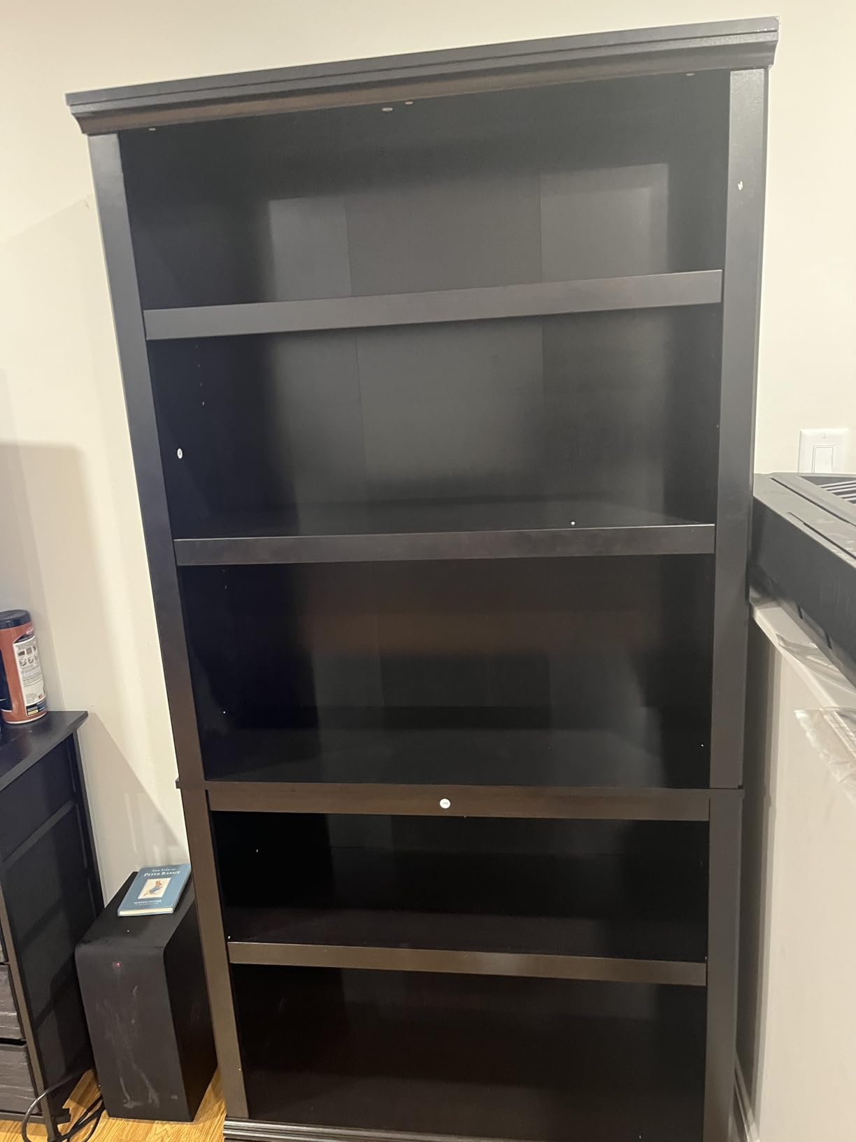 Sauder Miscellaneous Storage 5-Shelf Bookcase/ Book shelf, Select Cherry finish customer photo 1