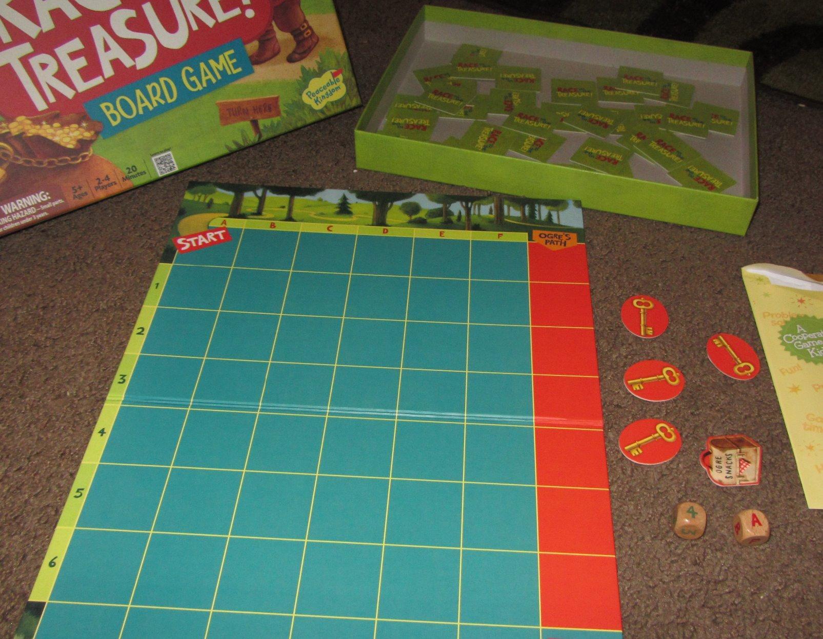 Peaceable Kingdom Race to the Treasure! Cooperative Path Building Game for 2 to 4 Kids Ages 5+ customer photo 2