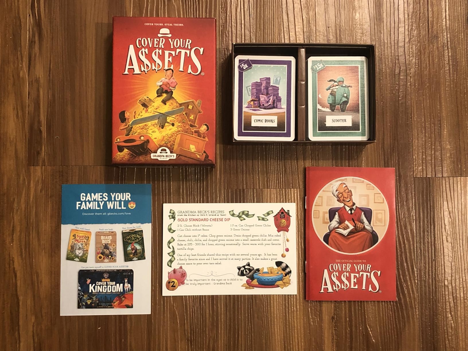 Grandpa Beck's Games Cover Your Assets Set Collection Card Game customer photo 2